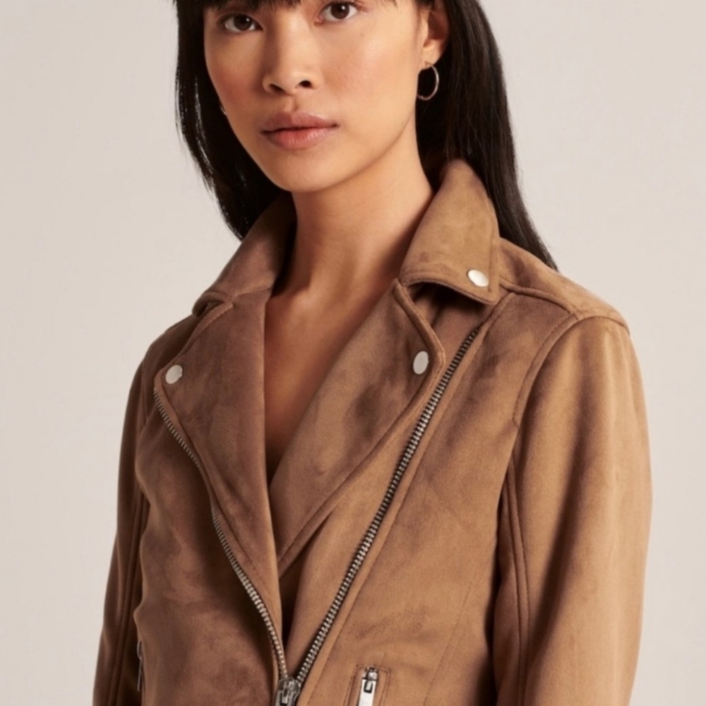 Abercrombie & Fitch Vegan Suede Jacket